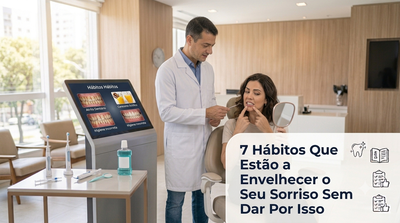 7 Hábitos Que Estão a Envelhecer o Seu Sorriso Sem Dar Por Isso