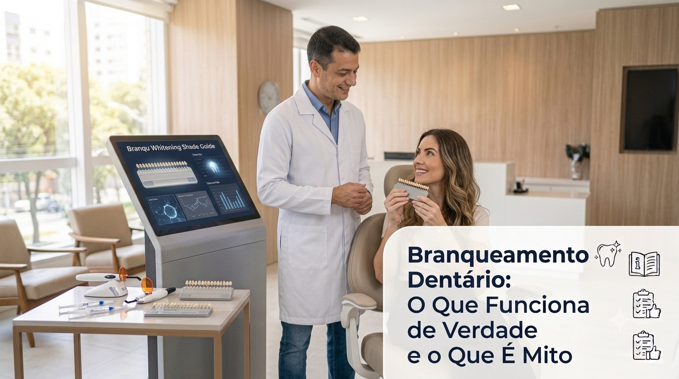 Branqueamento Dentário: O Que Funciona de Verdade e o Que É Mito